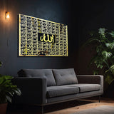 3D 99 Names of Allah Islamic Wall Art (Stainless Steel)